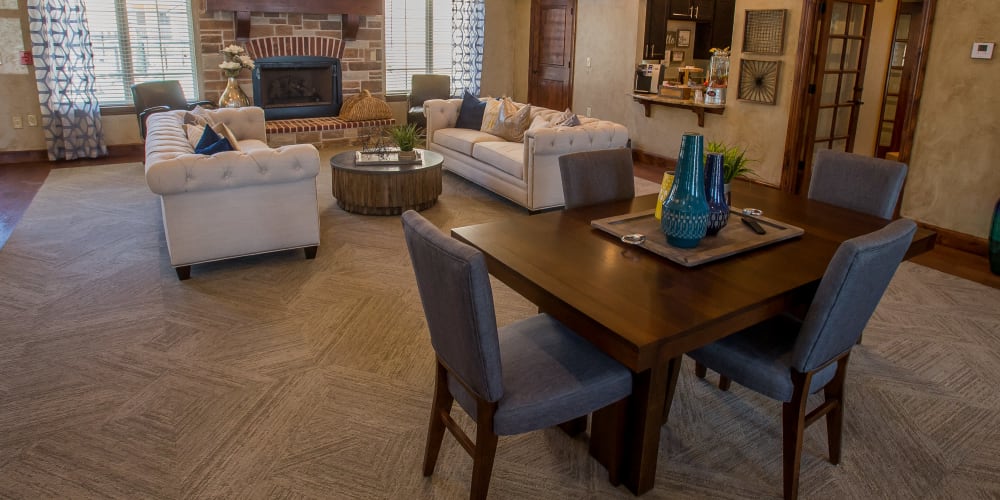Luxury clubhouse at Tuscany Ranch in Waco, Texas
