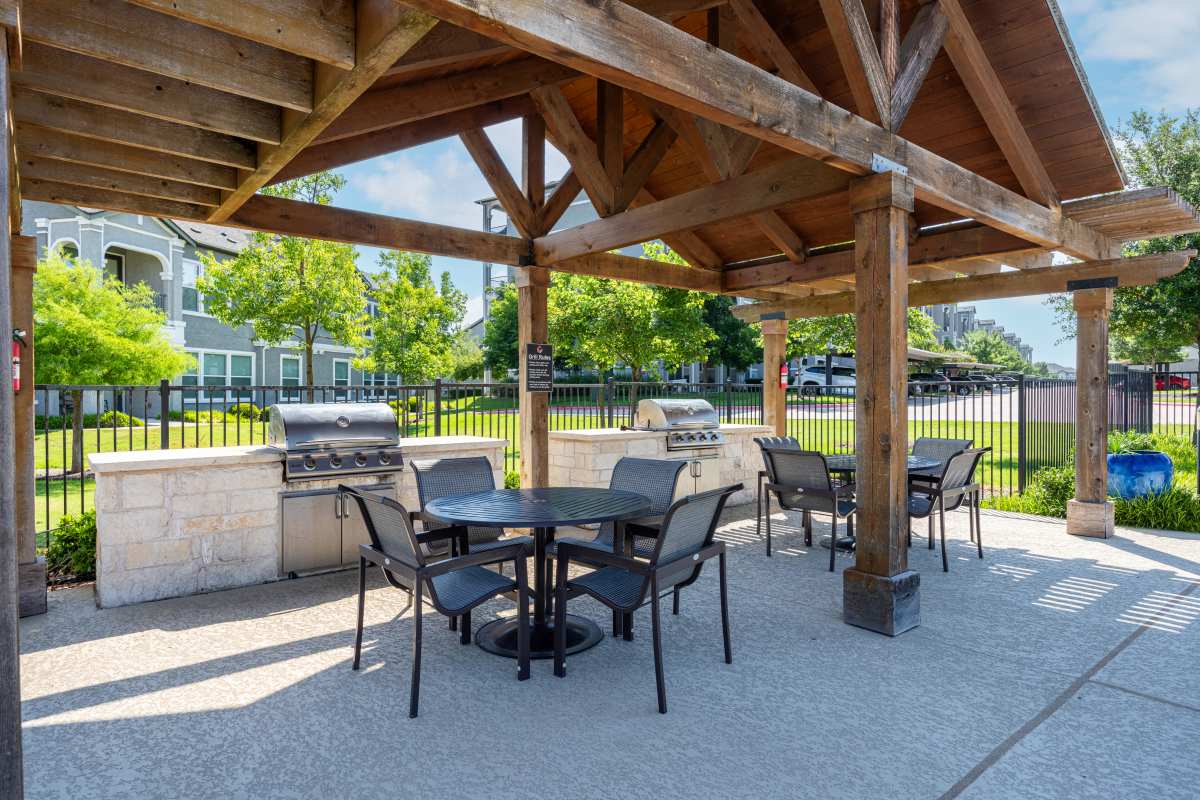 Barbeque area at Century Travesia, Austin, Texas