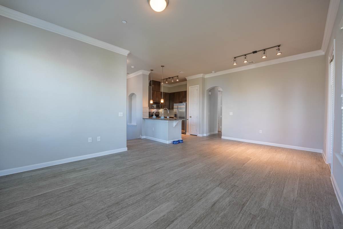 Unfurnished living room at Century Travesia, Austin, Texas