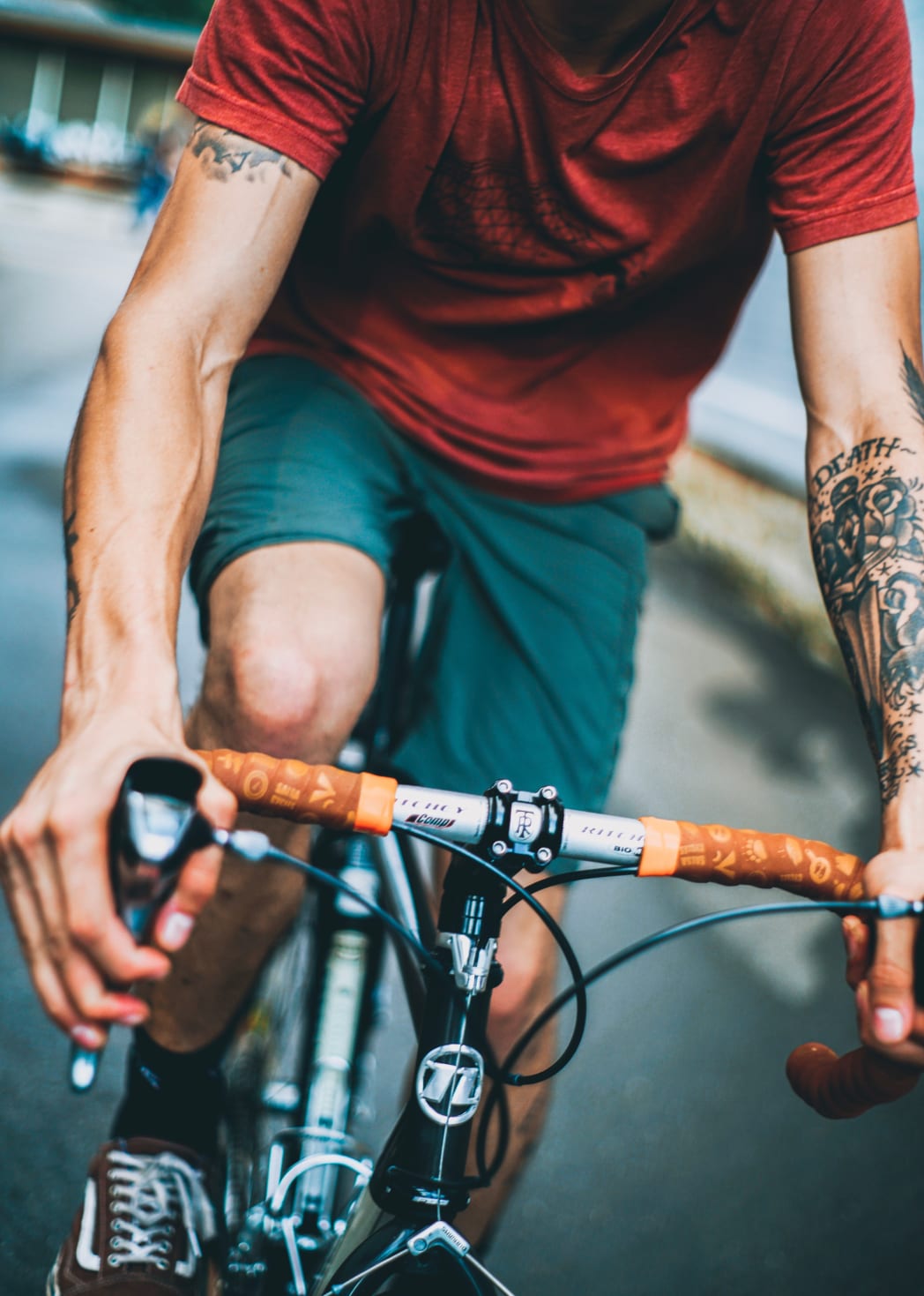 A resident riding his bike through the neighborhood around The Villas at Anacapa Canyon in Camarillo, California