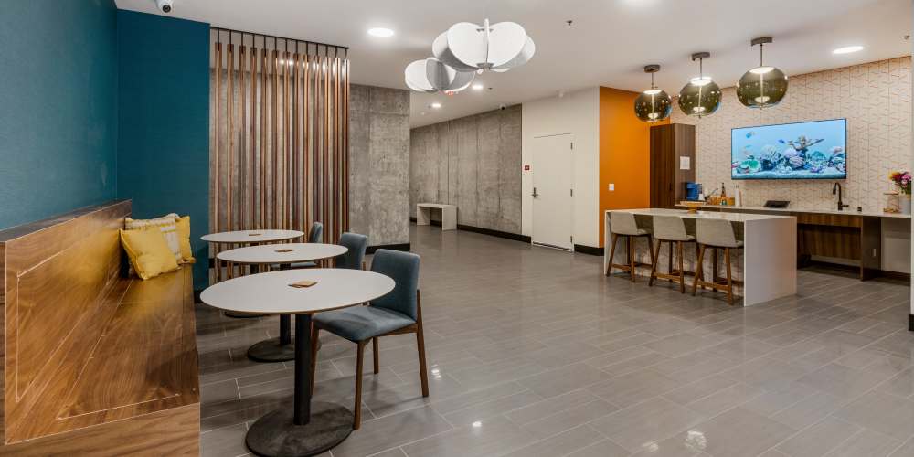 Apartment clubhouse at Nimbus in Everett, Washington