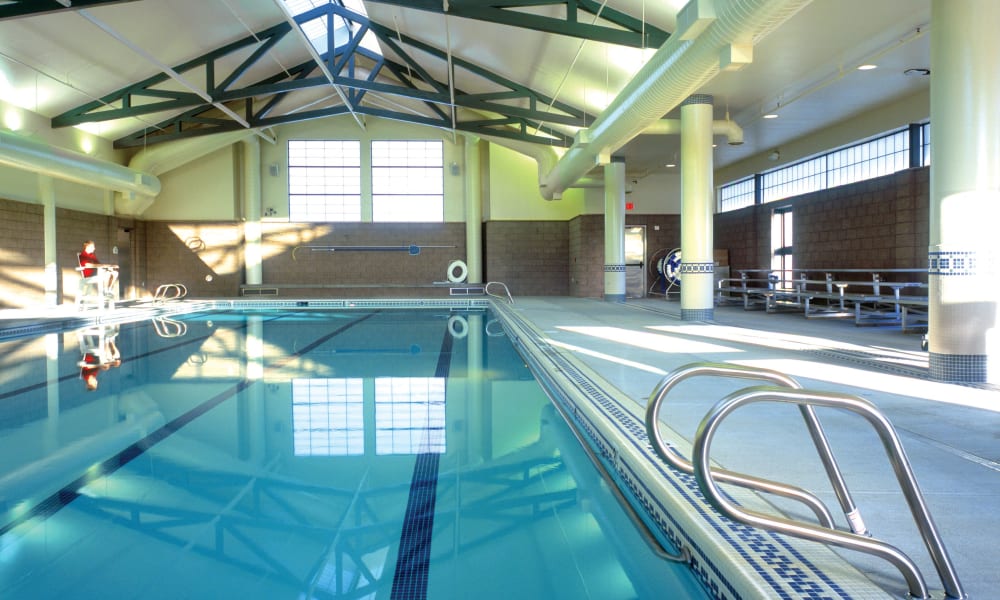 Resident swimming pool at Touchmark at Fairway Village in Vancouver, Washington