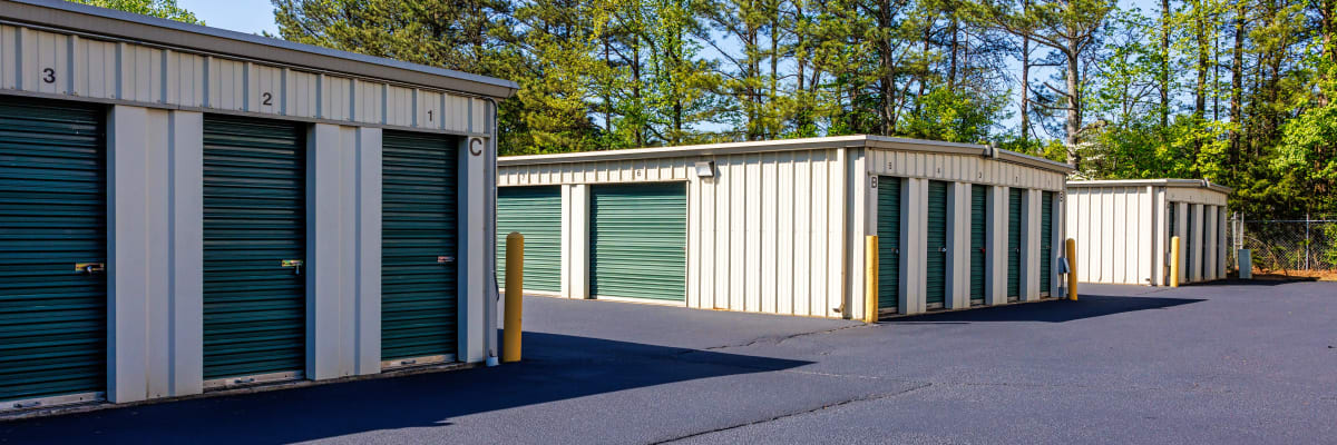 Unit size guide from KO Storage in Chattanooga, Tennessee