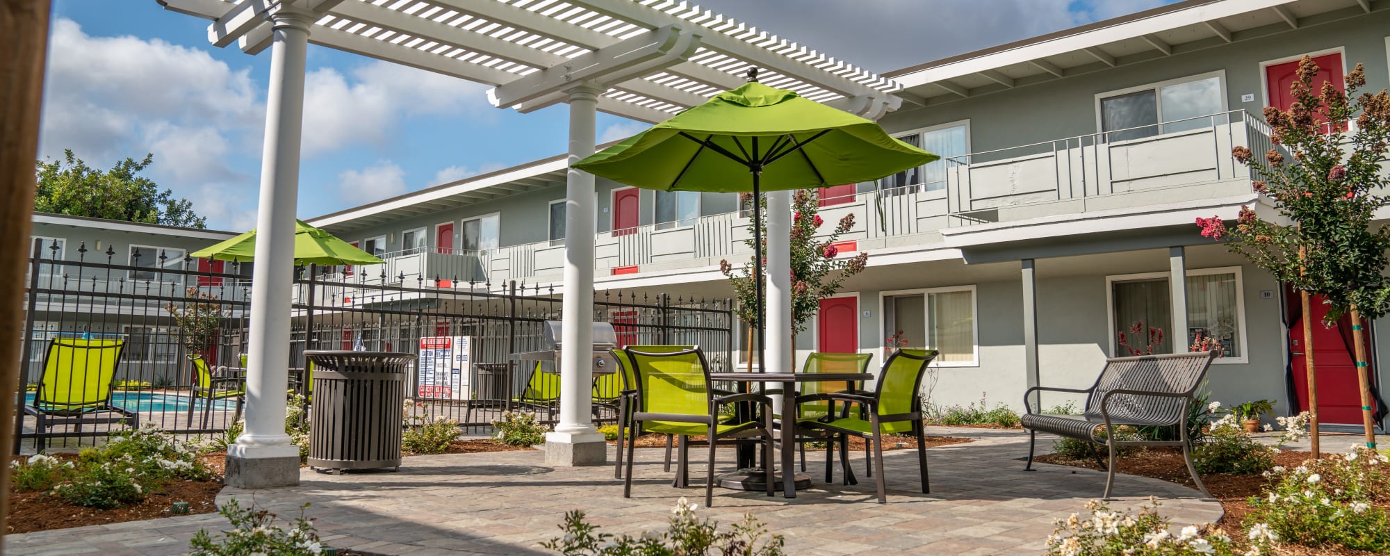 Residents at Bon Aire Apartments in Castro Valley, California