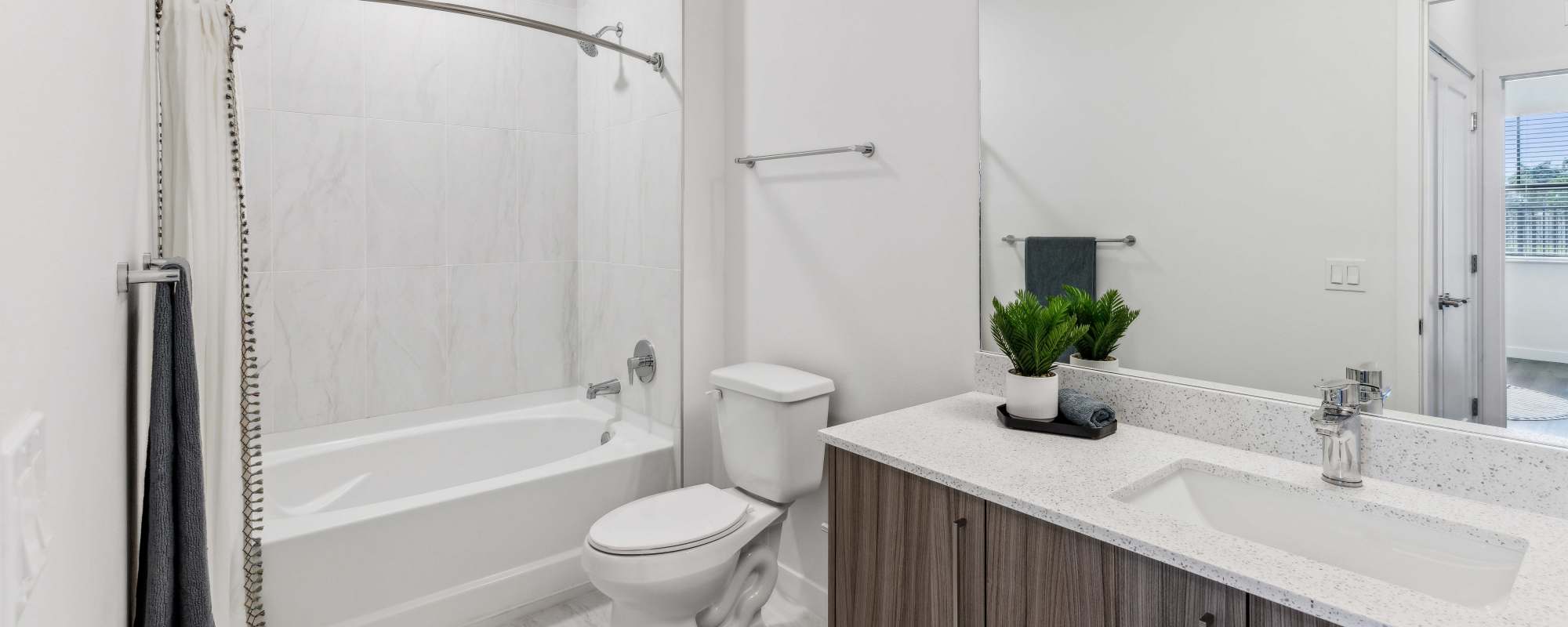 Bathroom at Residences Of Highland in Hialeah, Florida