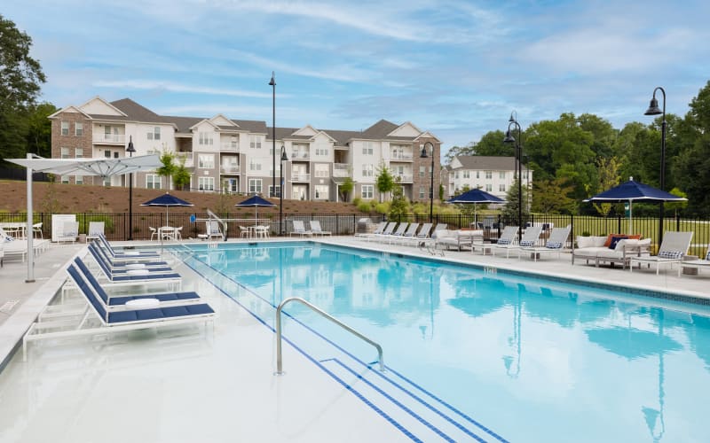 Resort-style pool at The Archer In Acworth in Acworth, Georgia