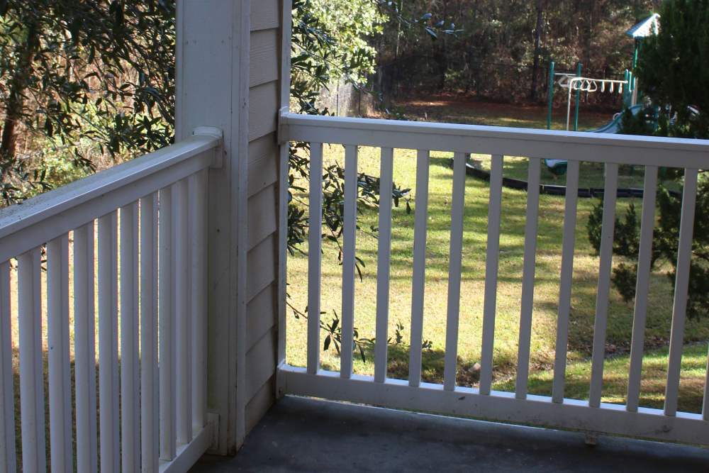 Private balcony at Lexington Park in Ocean Springs,Mississippi