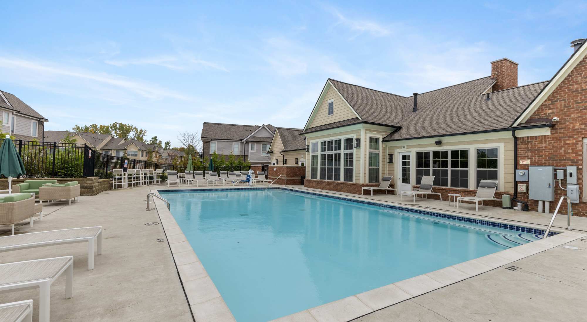pool Amenities at Encore at Manchester in Novi, Michigan