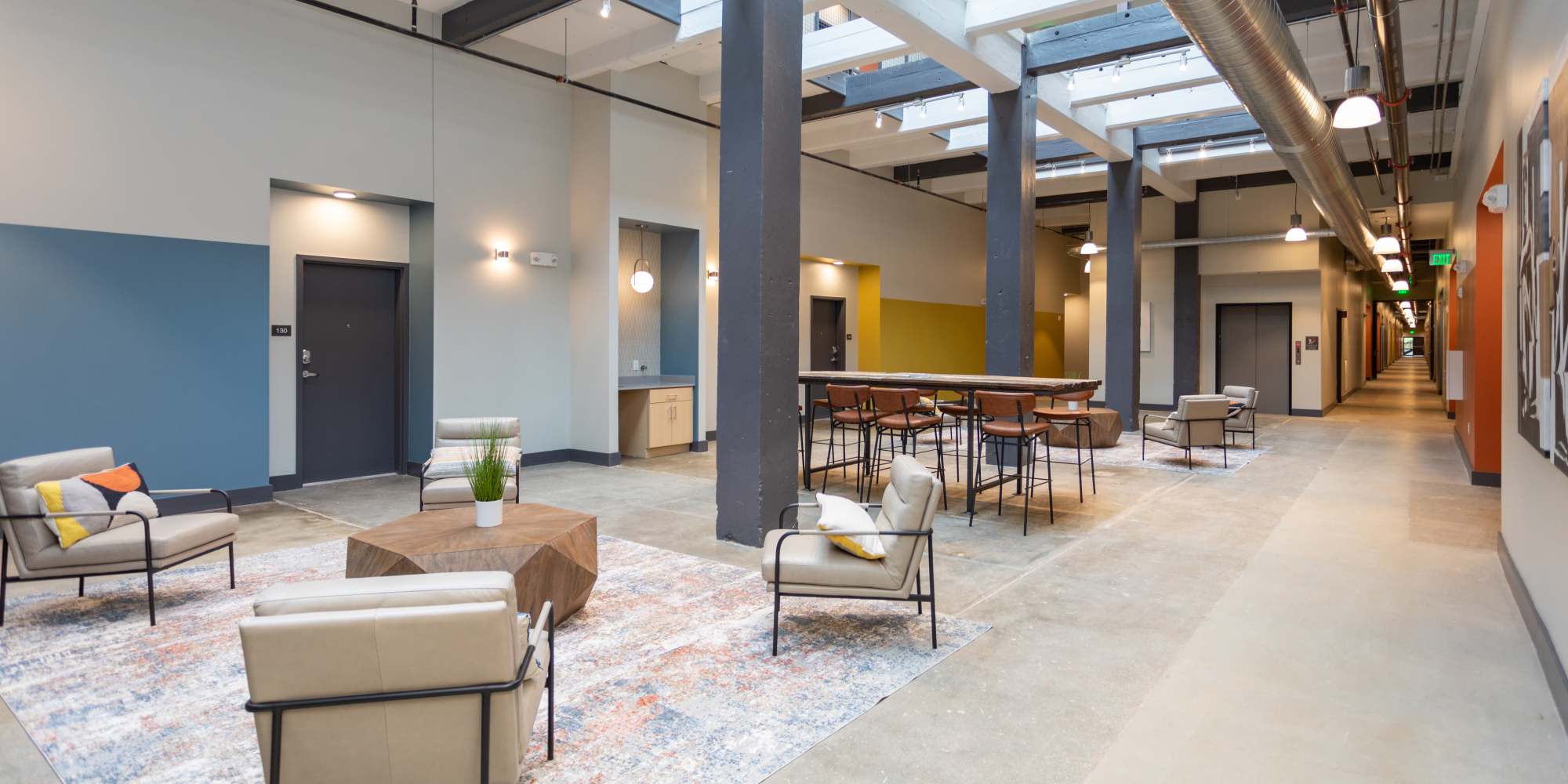 Vestibule at Mojud Lofts in Greensboro, North Carolina