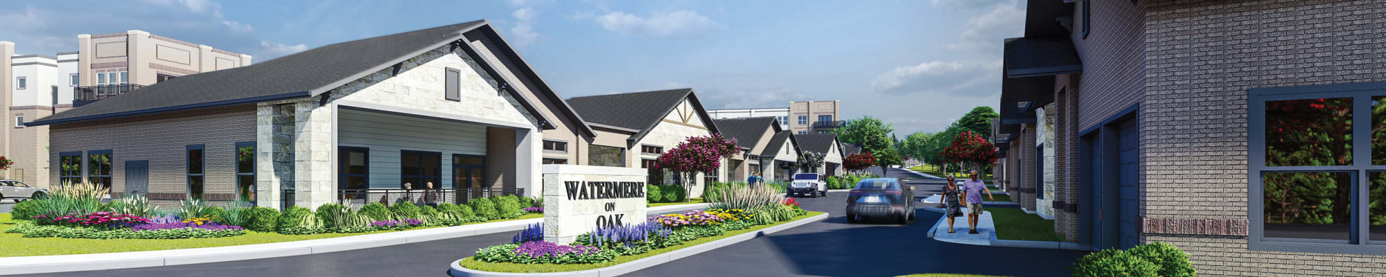Floor Plans at Watermere on Oak Street in Roanoke, Texas