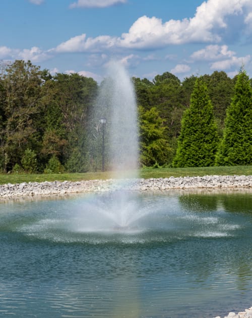 Fountain in Knoxville near The Preserve at Hardin Valley