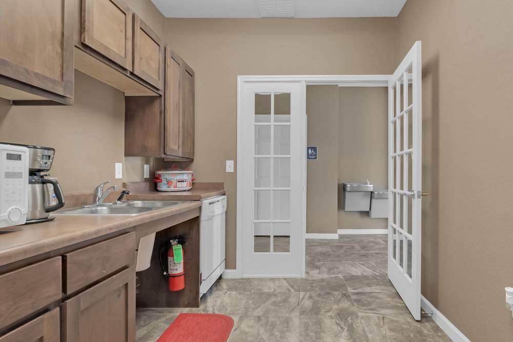 Community kitchen at Wickham Gardens in Sapulpa, Oklahoma