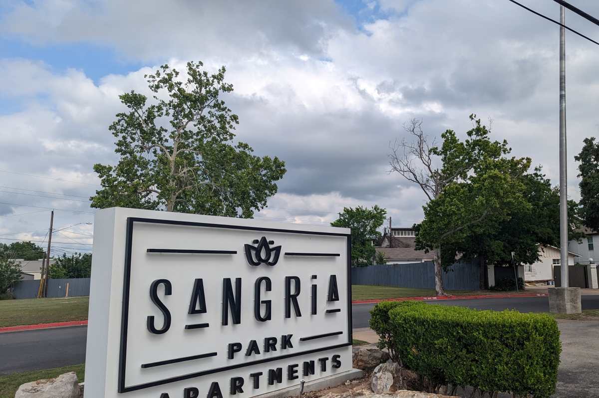 Charming community atmosphere at Sangria Park Apartments in Austin, Texas. Sangria Park in Austin, Texas
