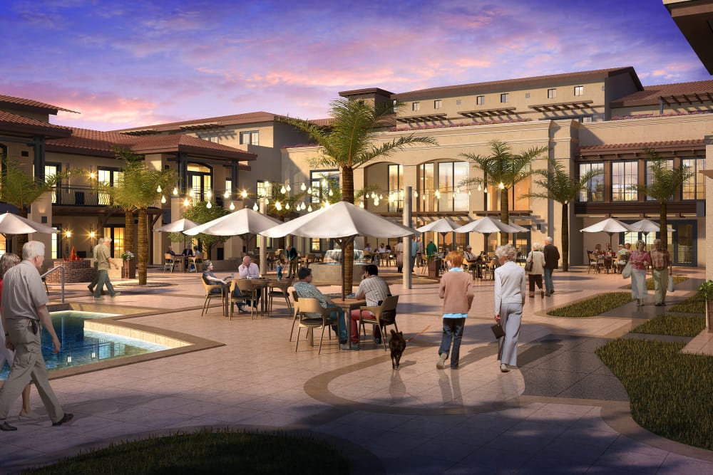 Exterior of Rancho Cucamonga senior living facility