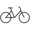 Bicycle icon for Elms Fells Point in Baltimore, Maryland