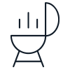 BBQ icon for Elms Fells Point in Baltimore, Maryland