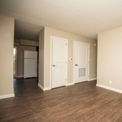 Apartment living area at Plainsview Greene in Tellico Plains, Tennessee