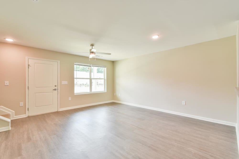Living area with window at Canaan Crossing in Madison. GA