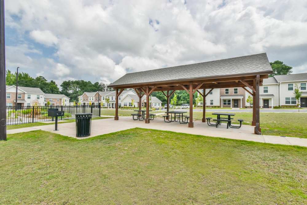 Patio at Canaan Crossing in Madison. GA