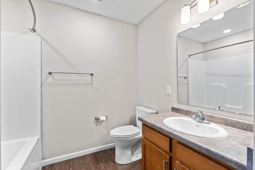 Bathroom at Blackhawk Commons in Sheridan. IN