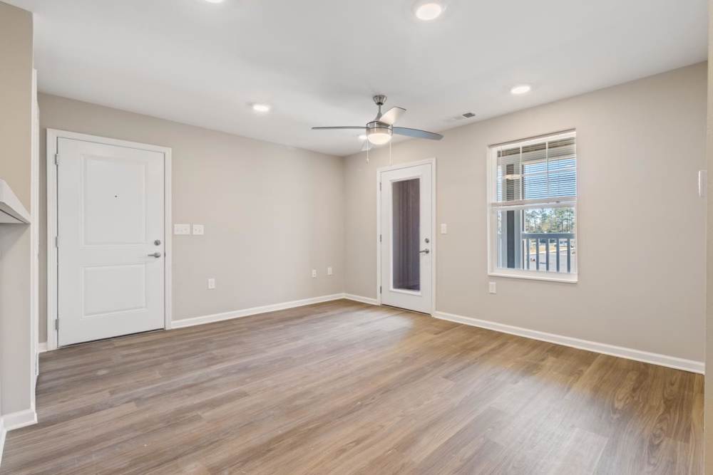 Spacious living room at Rosemary Place in Freeport, Florida
