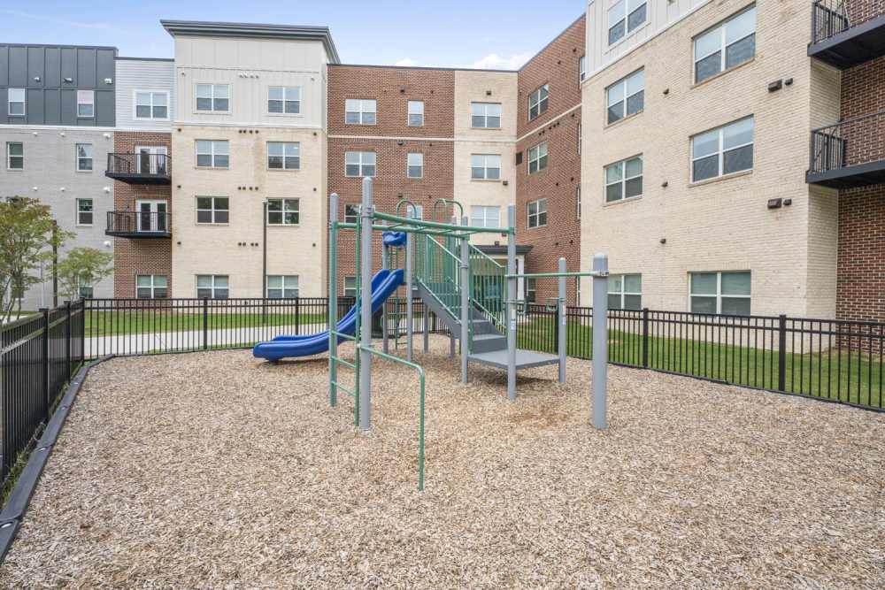 Playground area at Lambert Landing II in Chester, Virginia
