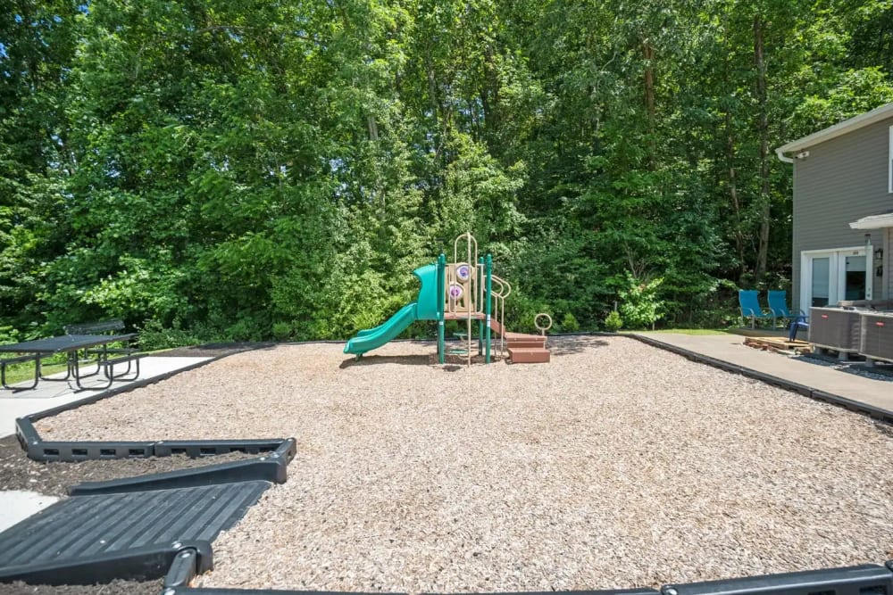 Community play area at Josephs Crossing in Summersville. WV