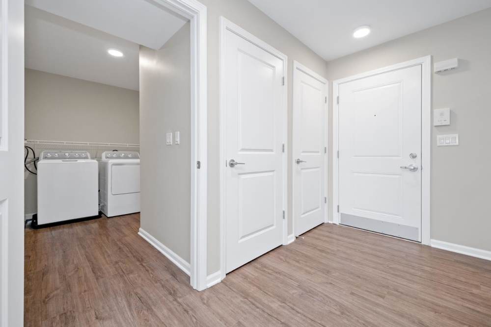 Unfurnished room with access to laundry area at Stockton Greene in Charleston. WV