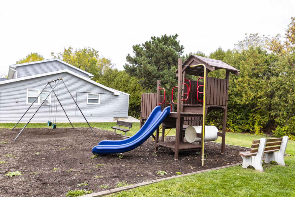 Kids play area at Taylor Crossing in Green Bay, Wisconsin