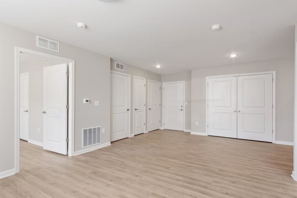 Spacious and well-lit apartment with lvt flooring at Trolley Circle in Belleville, Illinois