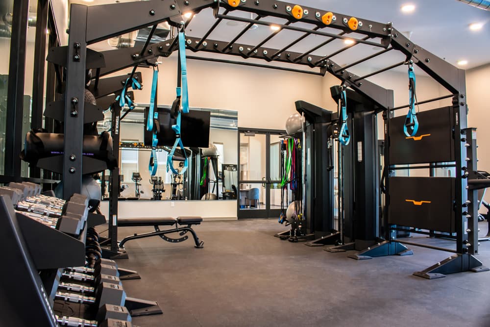 Various excercise machine in a fitness center at Lakeview in Reno, Nevada