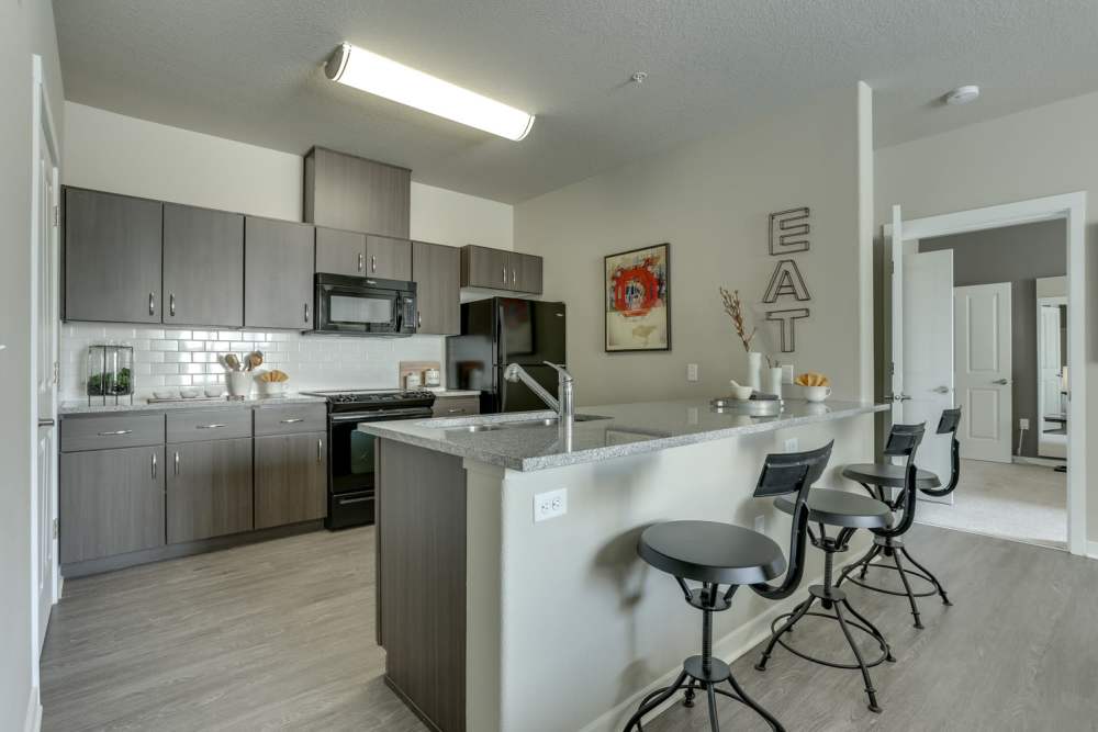 Kitchen View at Terrene at the Grove in Wilsonville, Oregon