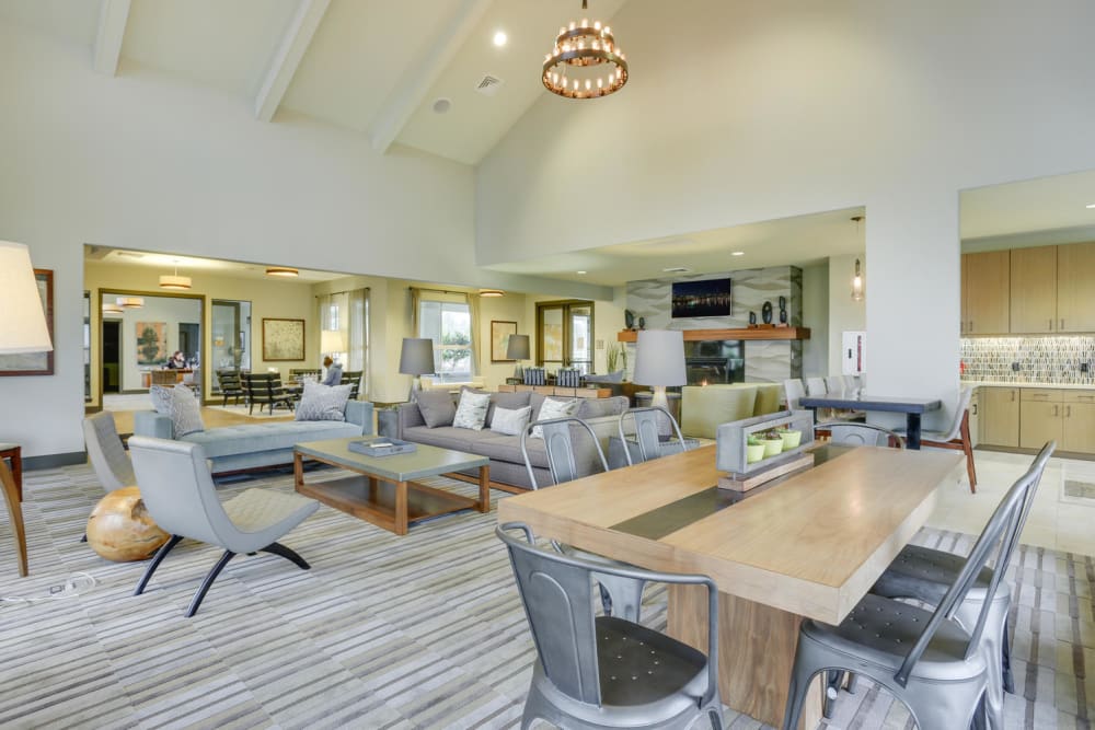 The community clubhouse at Terrene at the Grove in Wilsonville, Oregon