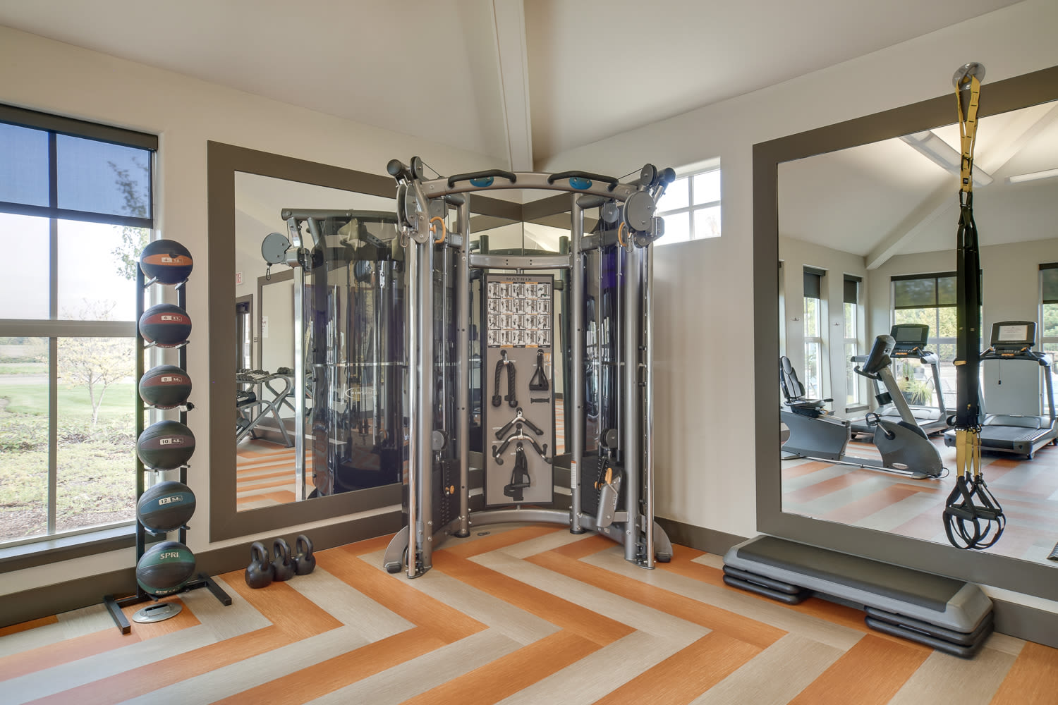 24-fitness center at Terrene at the Grove in Wilsonville, Oregon