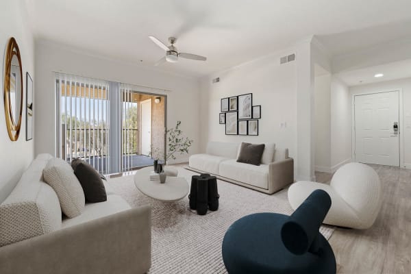 Living room at Borrego at Spectrum in Gilbert, Arizona