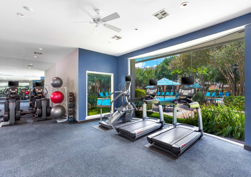 Fitness center at The Lodge at Shavano Park