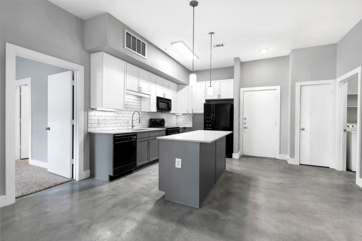 High end kitchen at lResidences at The Trianglein Austin, Texas