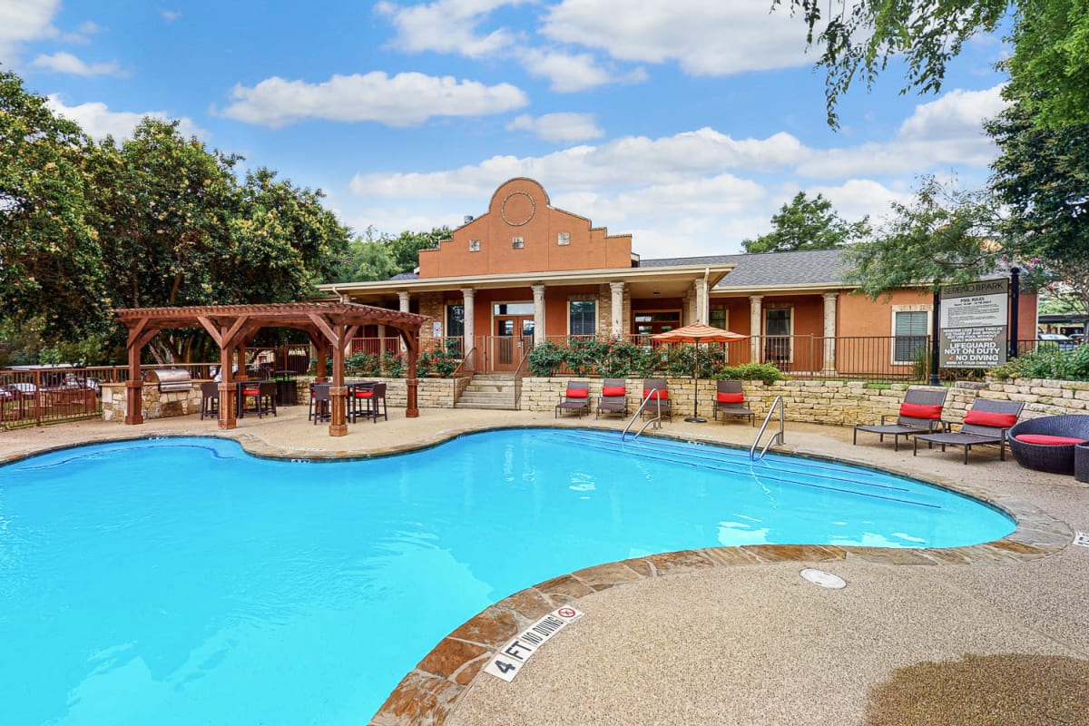 Rendering residents pool at Quantum Leap Property  Management in Austin, Texas