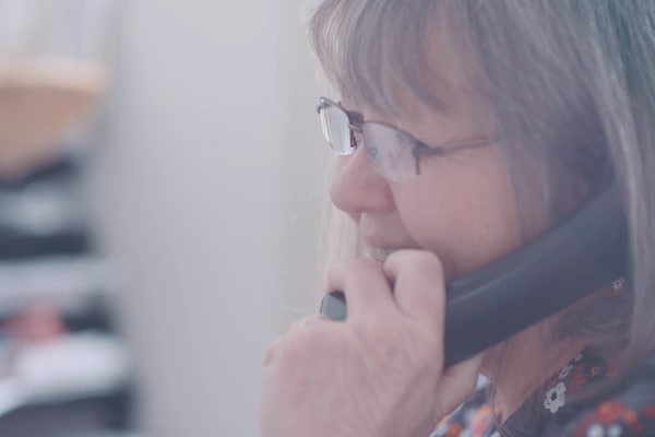 NVA support rep on the phone