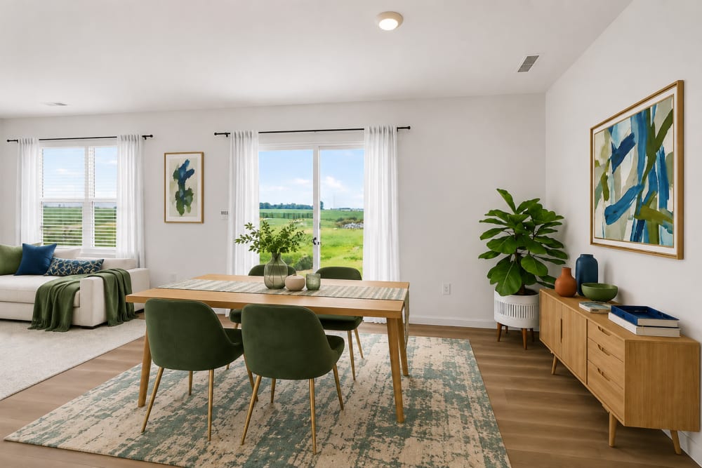 Open layout with natural light at Brixin Sonora in Fort Wayne, Indiana