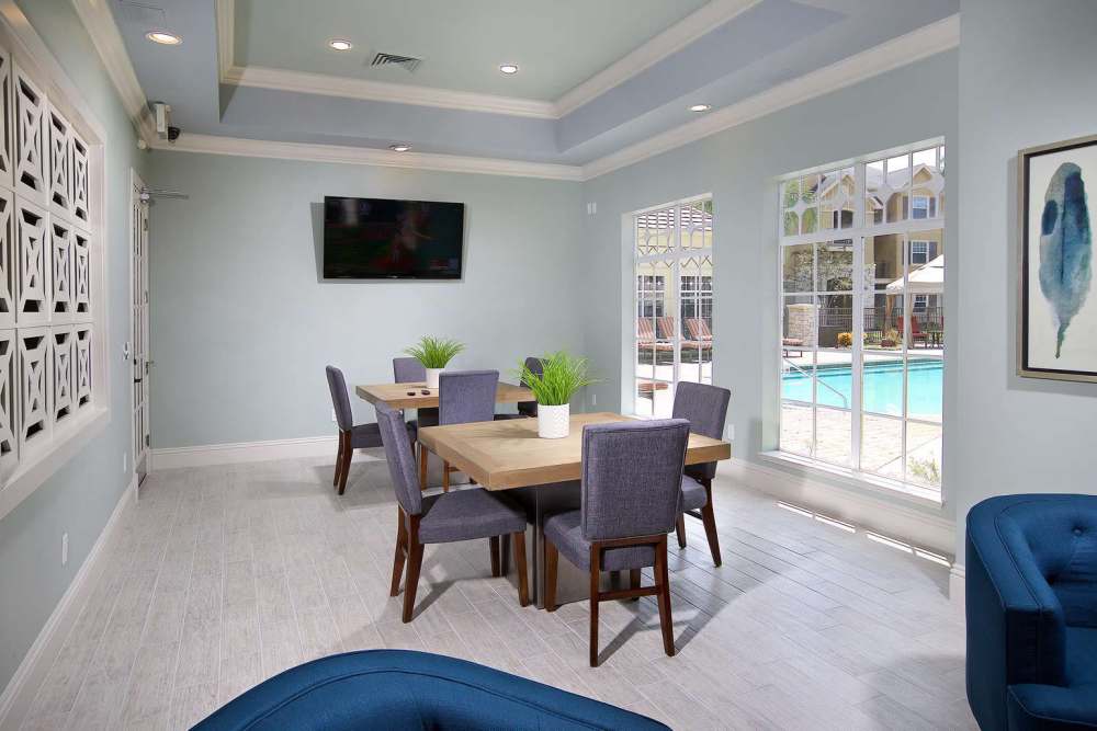 Community dinning spot at Dawson in Orlando, Florida