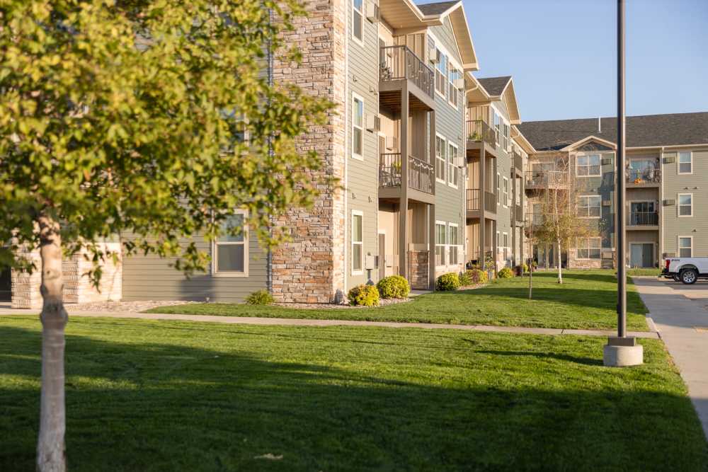 Modal apartment at University Commons in Williston, North Dakota