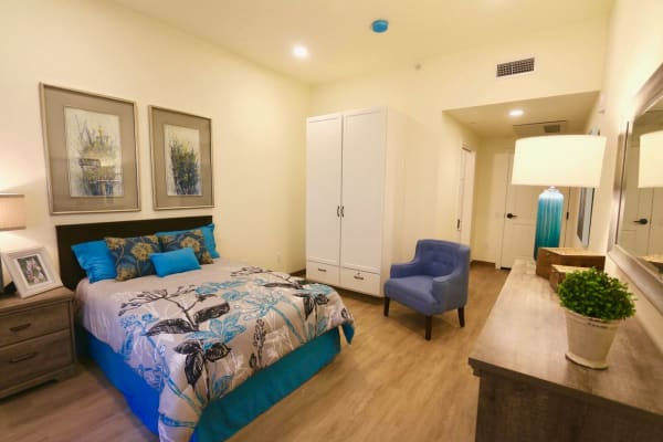 Bedroom at Westwind Memory Care in Santa Cruz, California