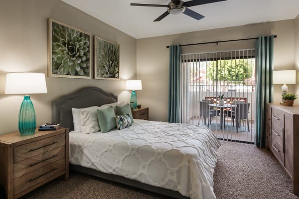 Spacious Master bedroom at San Palmas in Chandler, Arizona