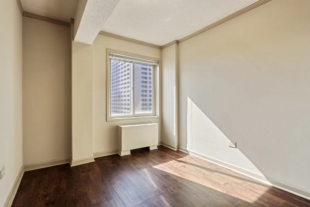 Bedroom with a view at Solace on Peachtree in Atlanta, Georgia