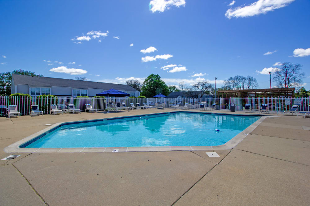 Swimming pool at Astoria Park Apartment Homes in Indianapolis, Indiana