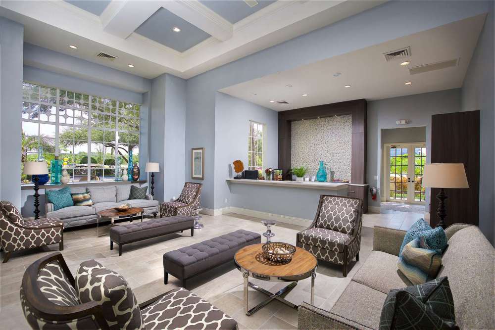 Clubhouse sitting area at Dawson in Orlando, Florida