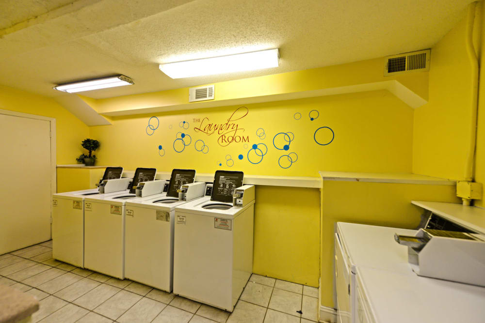 Laundry facility at The Farrington Apartment Homes in Columbia, South Carolina