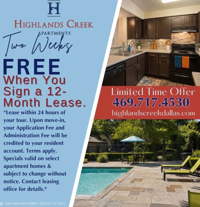 Highlands Creek Apartments I Specials at Highlands Creek Apartments in Dallas, Texas