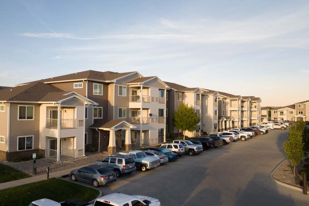 Apartment building at Regency Apartment Homes in Williston, North Dakota